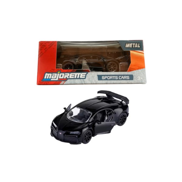 Bugatti Chiron Pur Sport - Negro - Majorette Sports Cars Box