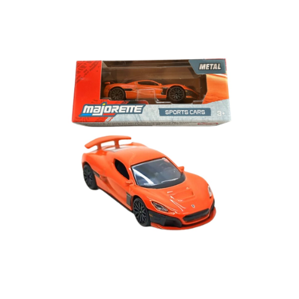 Rimac Nevera - Color Naranja - Majorette Sports Cars Box