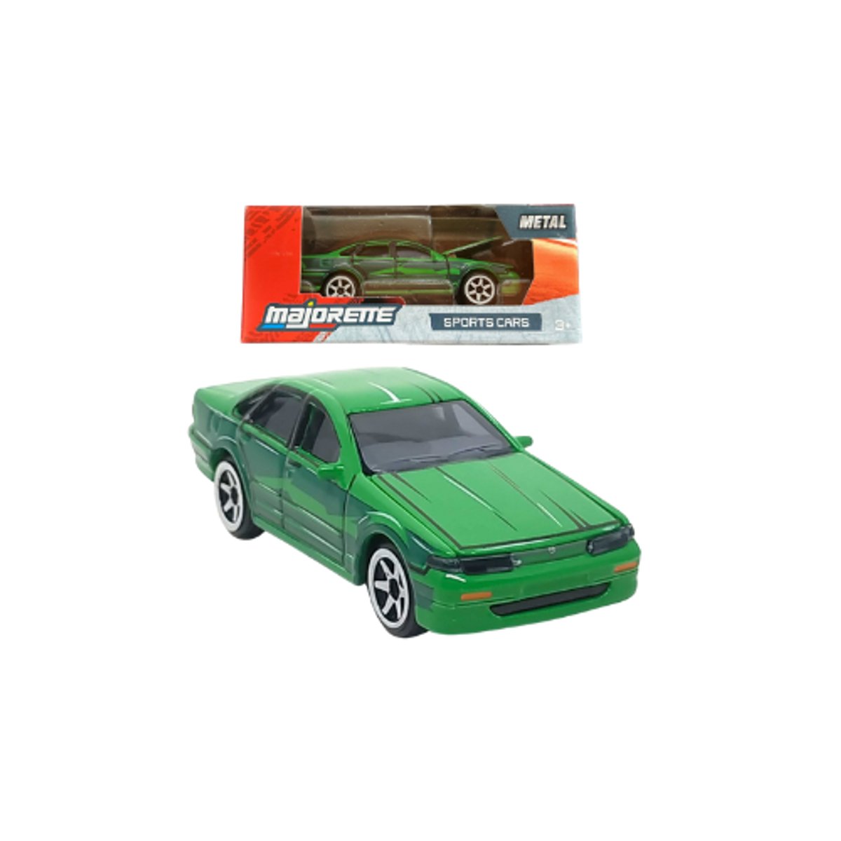 Nissan Cefiro A31 - Color Verde - Majorette Sports Cars Box
