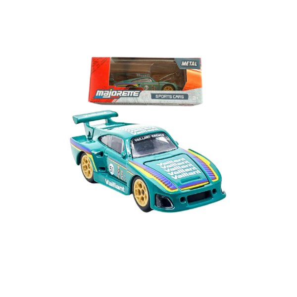 Porsche 935 K3 - Color Verde - Majorette Sports Cars Box