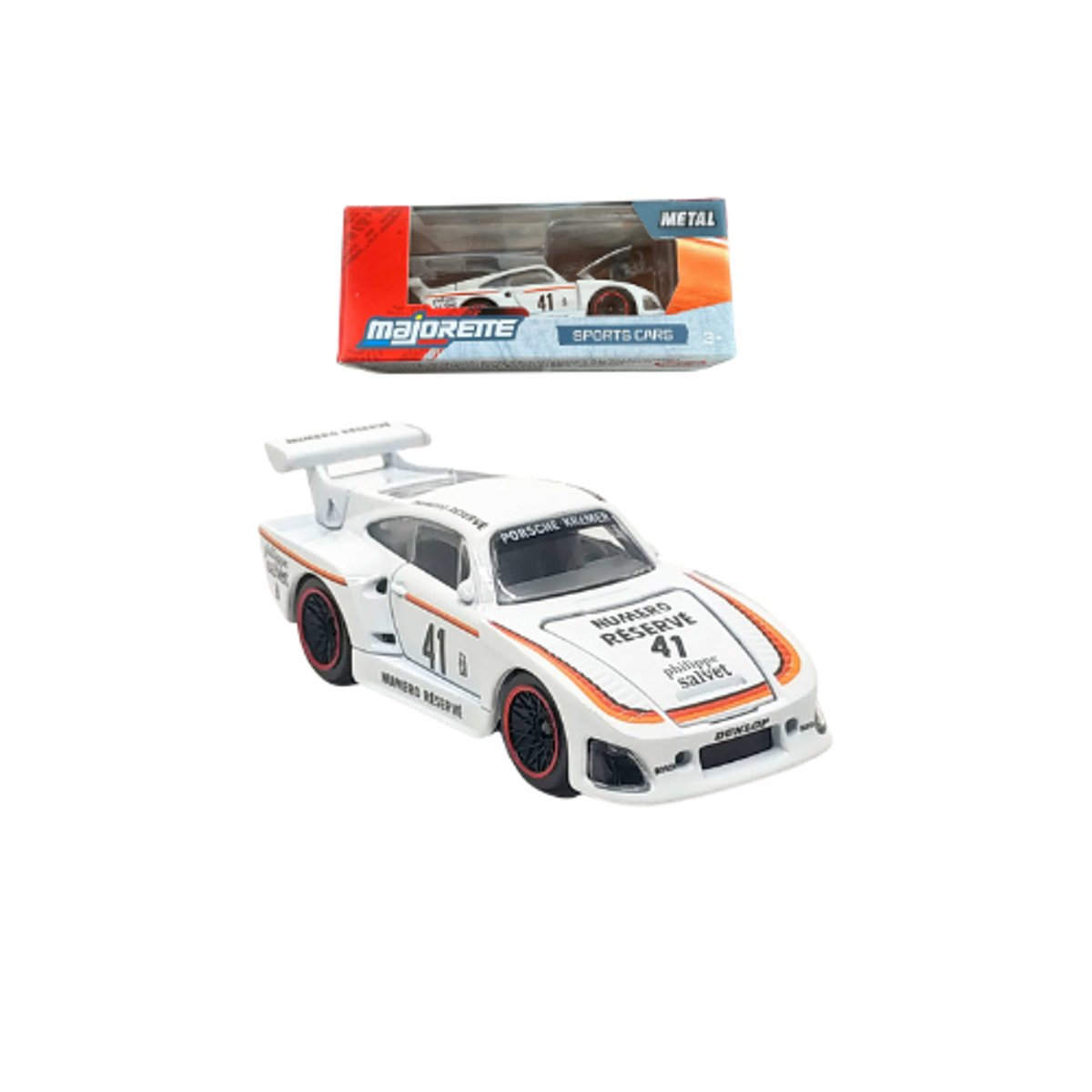 Porsche 935 K3 - Color Blanco - Majorette Sports Cars Box