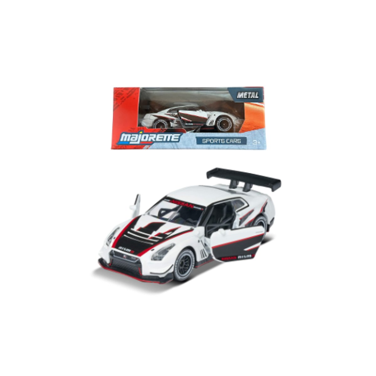 Nissan GT-R Nismo GT3 - Majorette Sports Cars Box