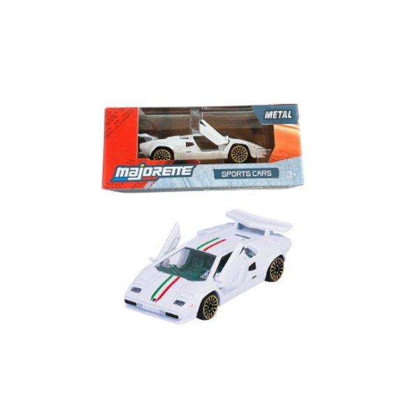 Lamborghini Countach LP400 - Color Blanco - Majorette Sports Cars Box