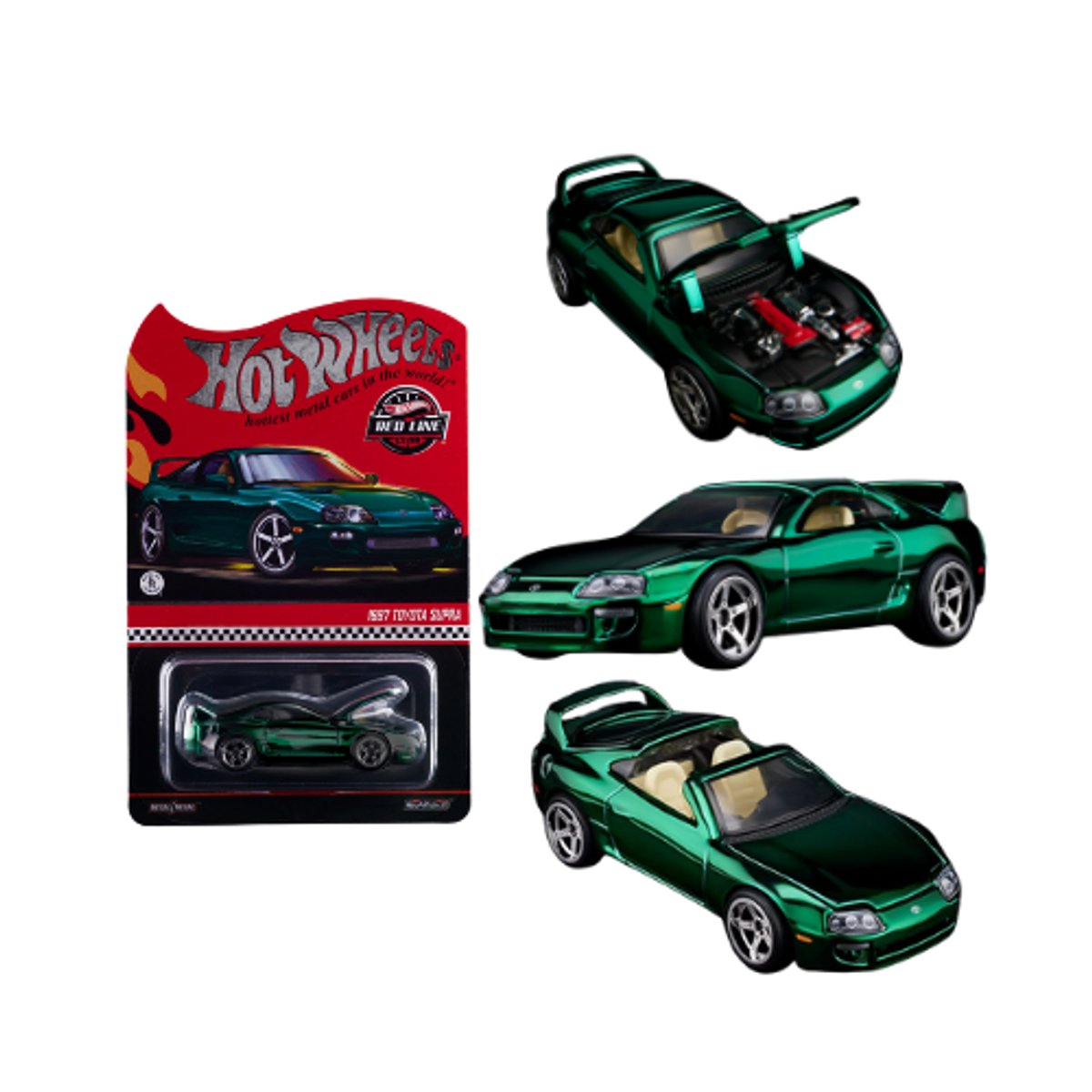 1997 Toyota Supra - Verde - Hot Wheels RLC