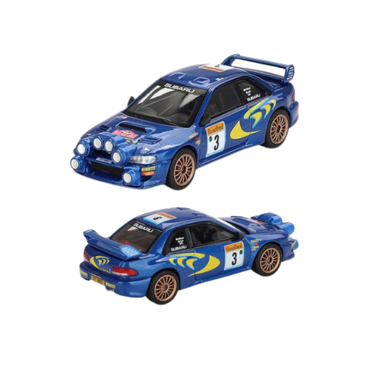 SUBARU IMPREZA WRC 98 #3 - Mini GT - 2