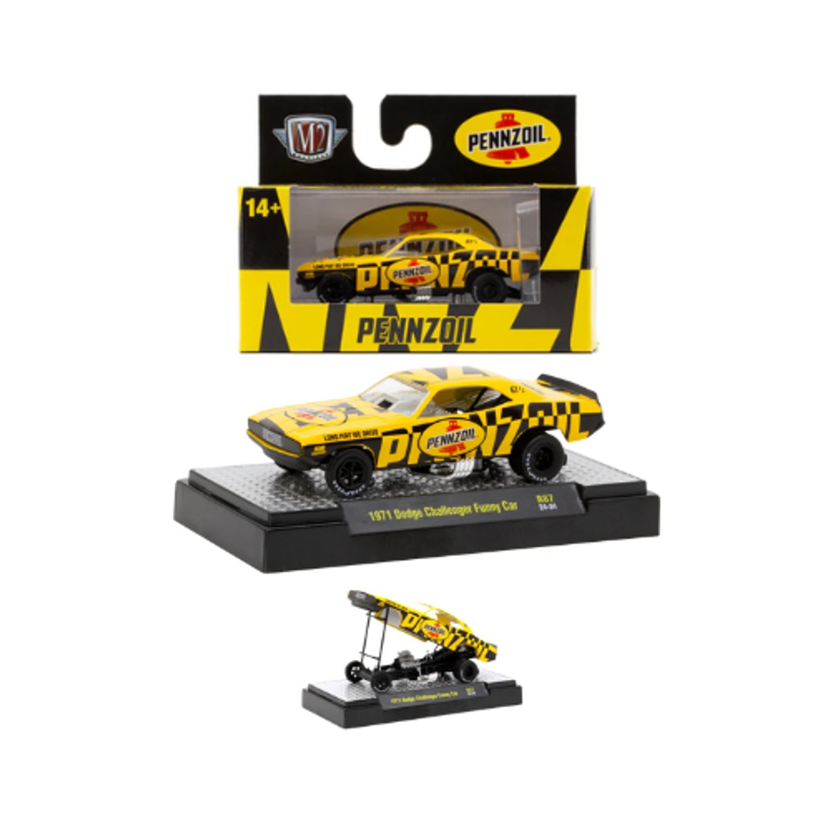 Dodge Challenger Funny car 1971 - Pennzoil - M2 Machine