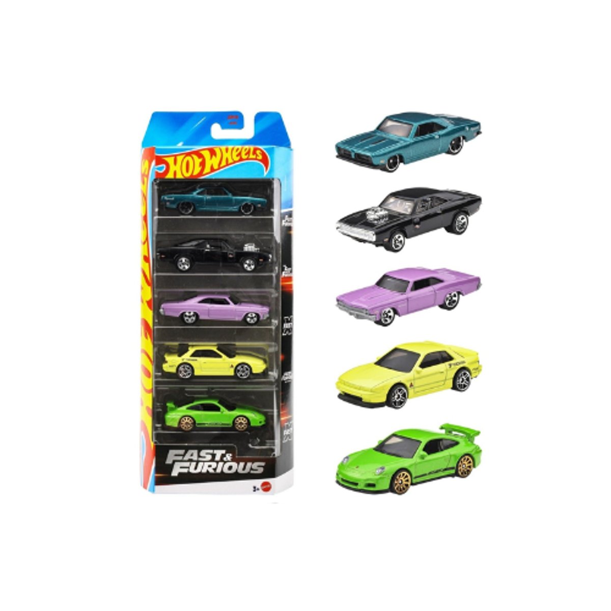 Pack 5 Rapidos y Furiosos 2025