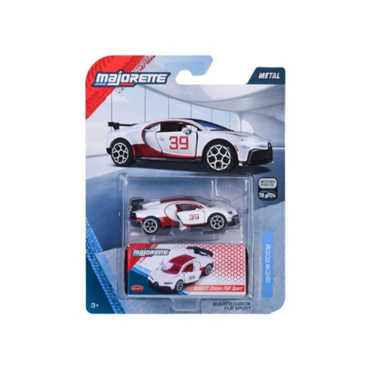 Bugatti Chiron Pur Sport - Majorette Showroom Deluxe