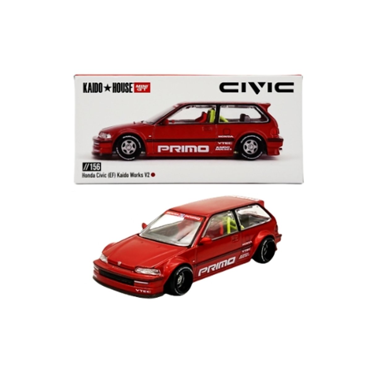 Honda Civic (EF) Kaido Works V2- M Red.
