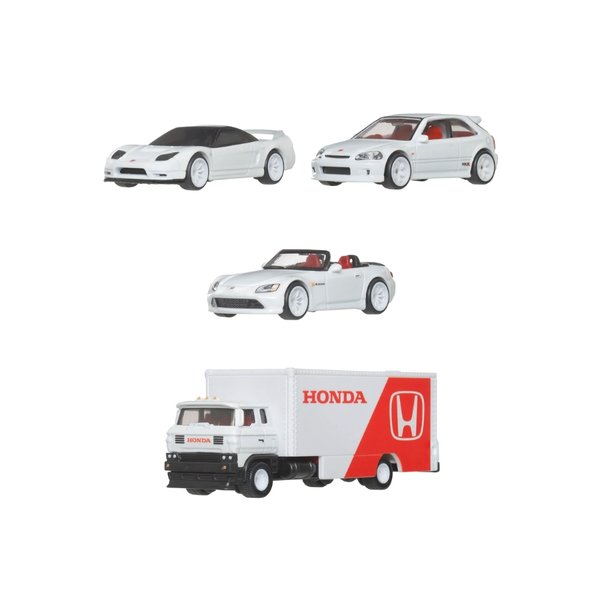 Box Set Honda - Hot Wheels Premium - 4 unidades