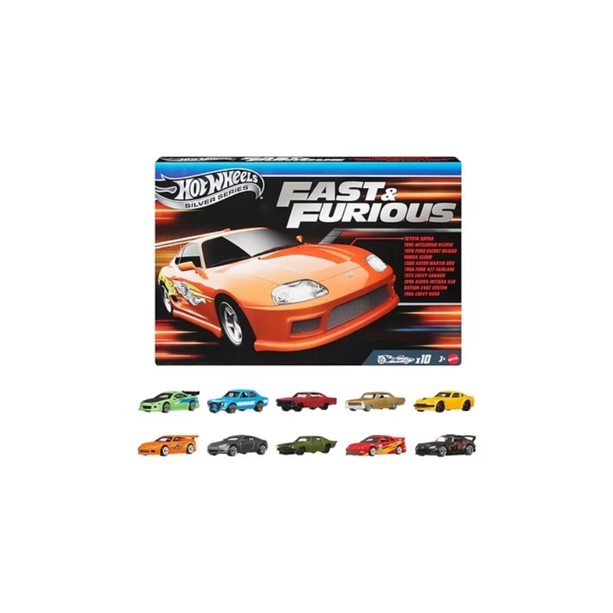 Pack 10 - Rapidos y Furiosos - Silver series