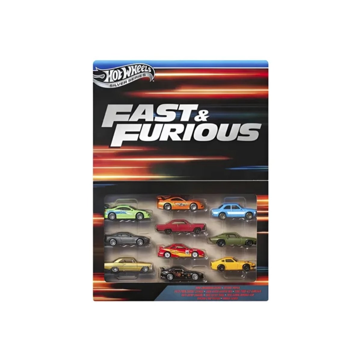 Pack 10 - Rapidos y Furiosos - Silver series - 2