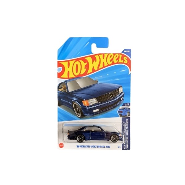 Mercedes Benz 560 SEC AMG 89 - Azul - Caja P 025
