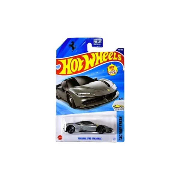 Ferrari SF90 Stradale - Gris - CAJA P 025