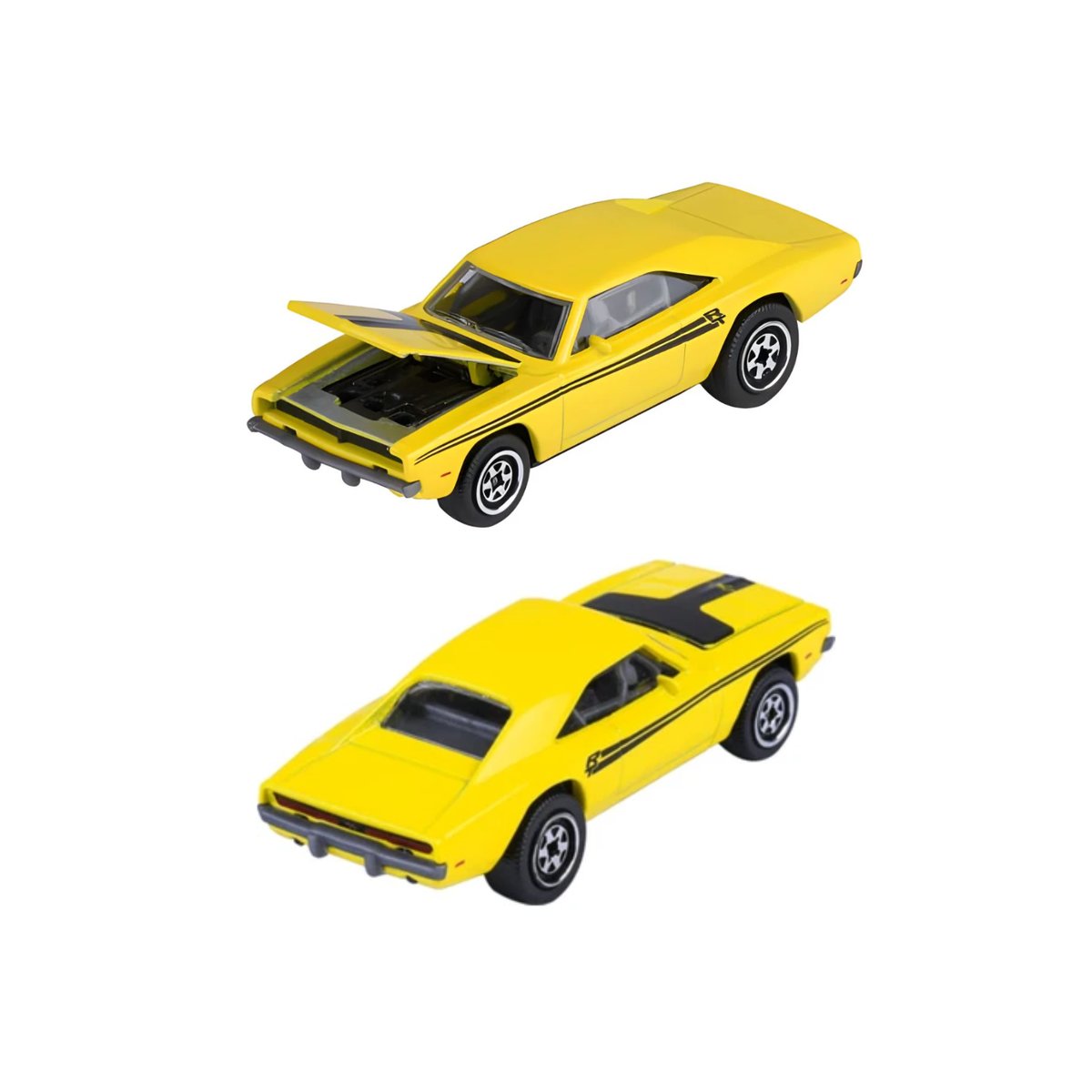 Dodge Charger - Color Amarillo - Majorette Vintage - 2