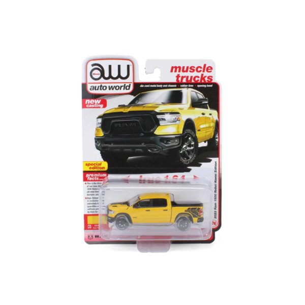 2023 Ram 1500 Rebel Havoc Edition Baja Yellow - AUTO WORLD 1:64