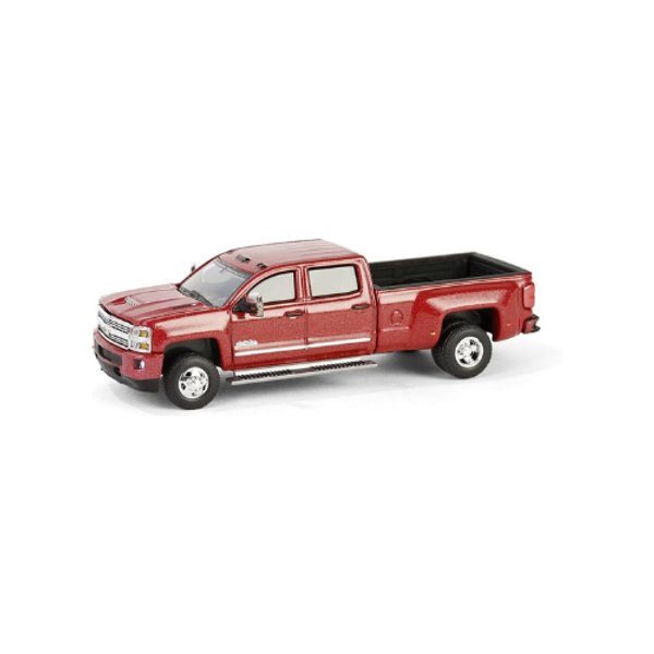  2018 Chevrolet Silverado 3500HD High Country Red - GREENLIGHT 1:64 