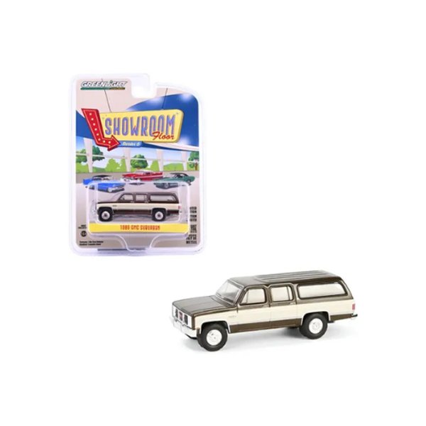 1986 GMC Suburban Brown 2 Tone - GREENLIGHT