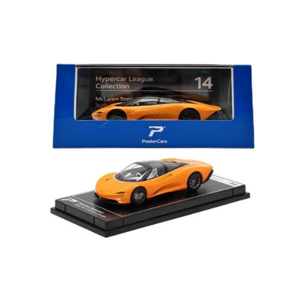 Mclaren Speedtail - Naranja - PosterCars