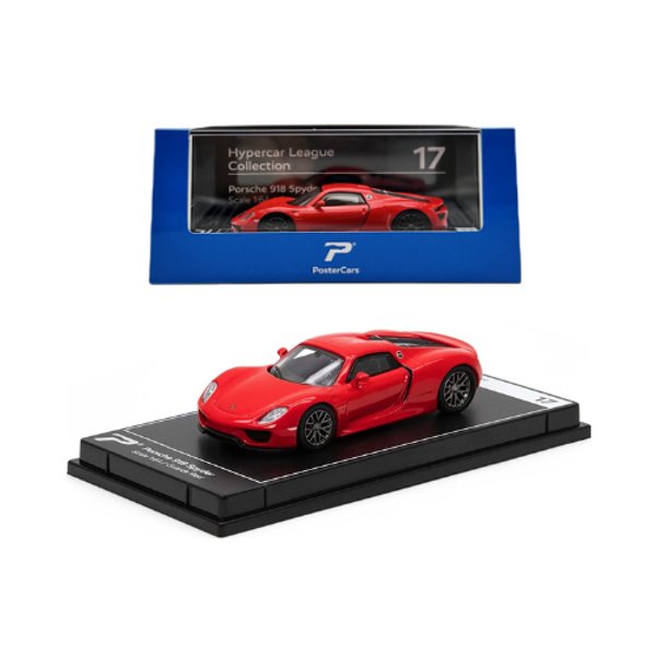 Porsche 918 Spyder - Rojo - PosterCars