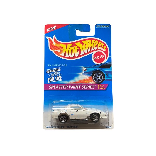 80s Camaro Z-28 - Splatter Paint Series - Blue Card