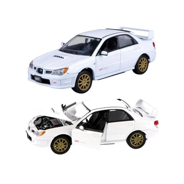 Subaru Impreza WRX STI - Blanco - Escala 1/24 - MotorMax