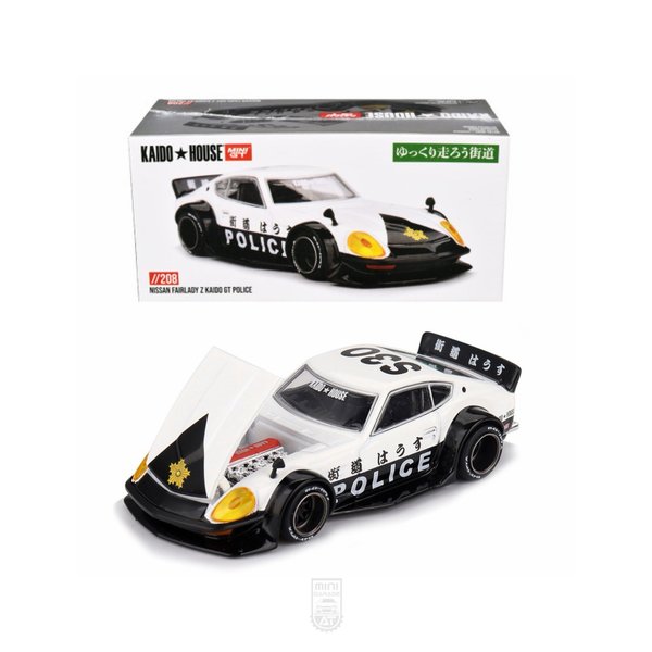 Nissan Fairlady Z kaido GT Police - kaido house x mini gt