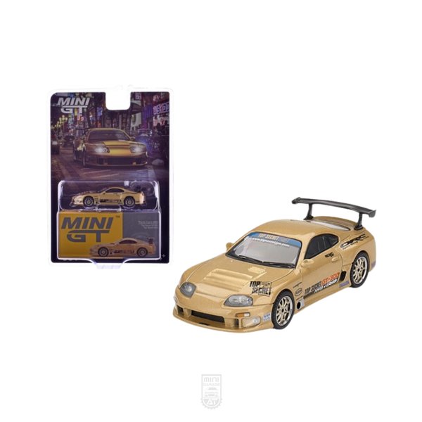 Toyota Supra (A80) Top Secret GT300 - Top Secret Gold - Mini GT