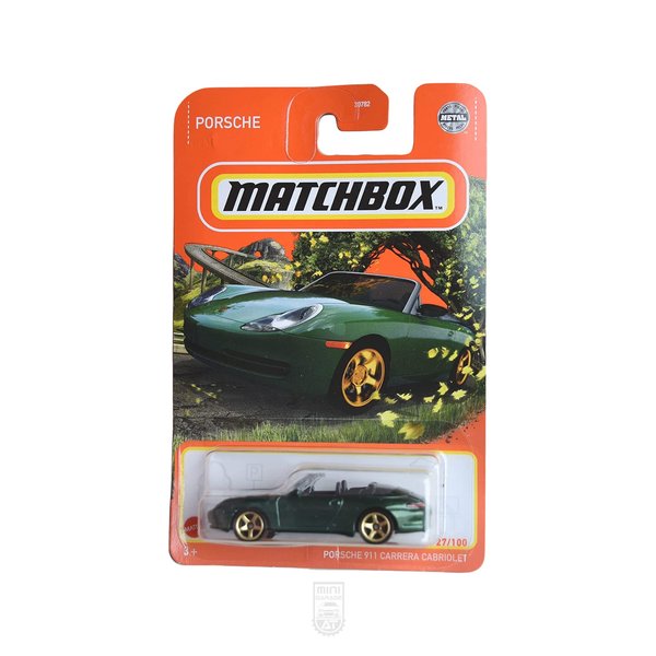 Porsche 911 Carrera Cabriolet - Variante Verde - Matchbox