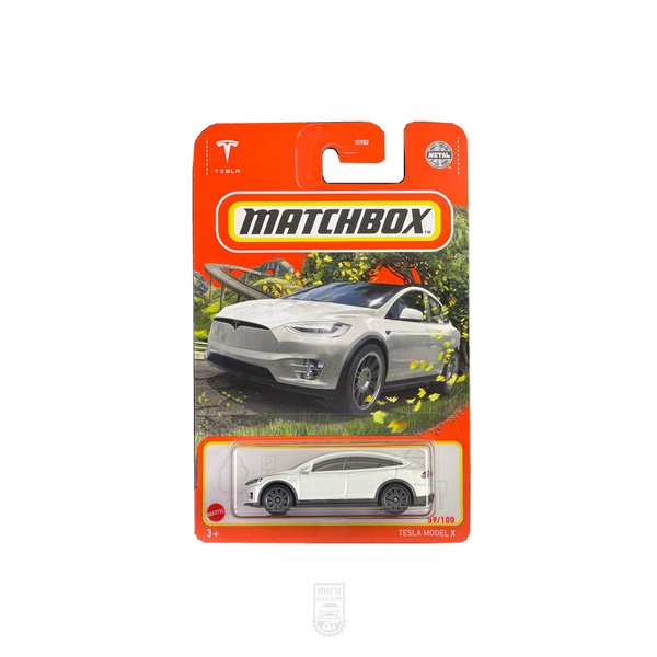 Tesla model X - Variante Blanca - Matchbox