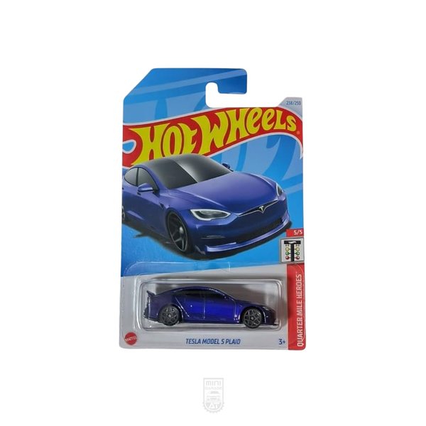 Tesla Model S plaid - variante azul
