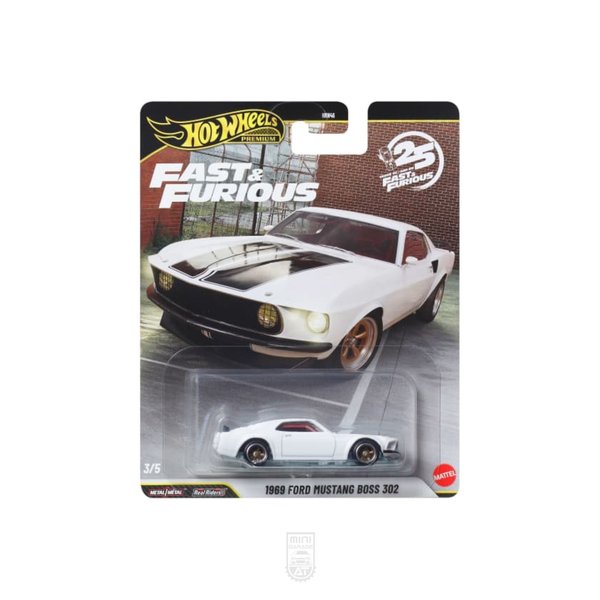 1969 Ford Mustang Boss 302 - Blanco - Rapidos y furiosos 