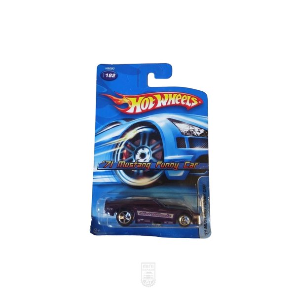 71 Mustang Funny Car - Blue Card