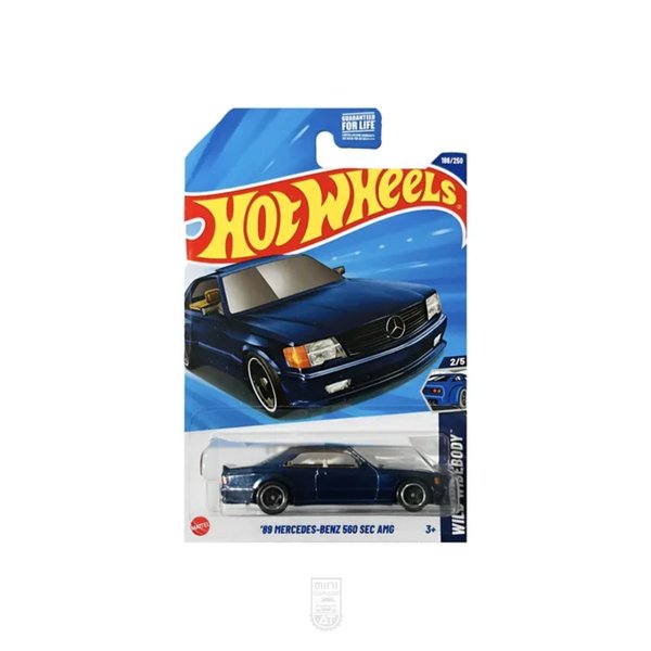 Mercedes Benz 560 SEC AMG - Variante Azul - Caja Q 2025