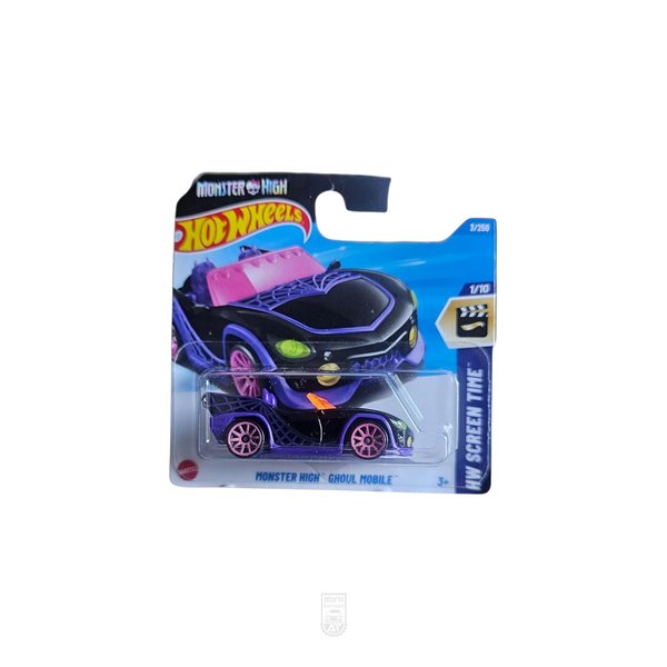 Monster High Ghoul Mobile - HW Screen Time 1/10 - Variante Negra con detalles lilas