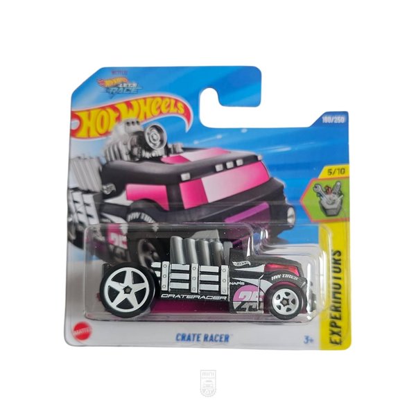 Crate Racer - Experimotors - VARIANTE negra con rosada 