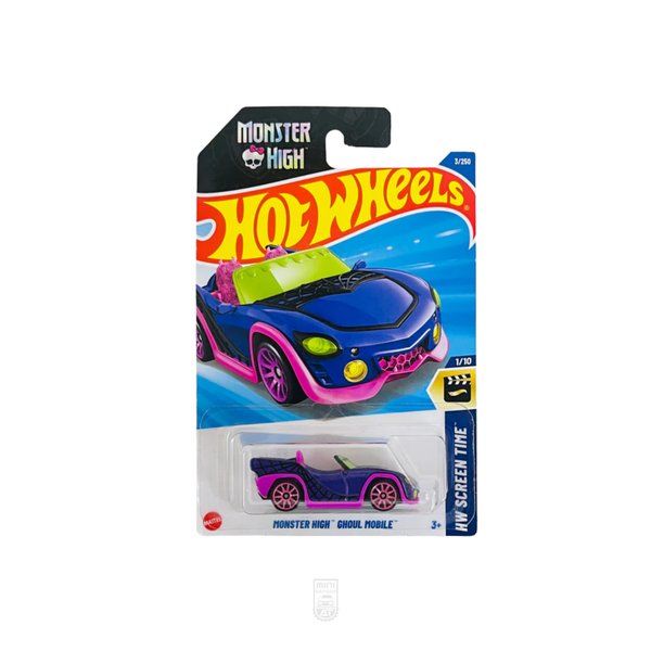 Monster High Ghoul Mobile - HW Screen Time 1/10 - Variante Lila con detalles rosada