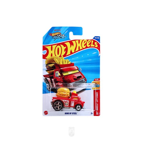 Buns Of Steel - Hot Wheels Lets Race - Variante Roja 