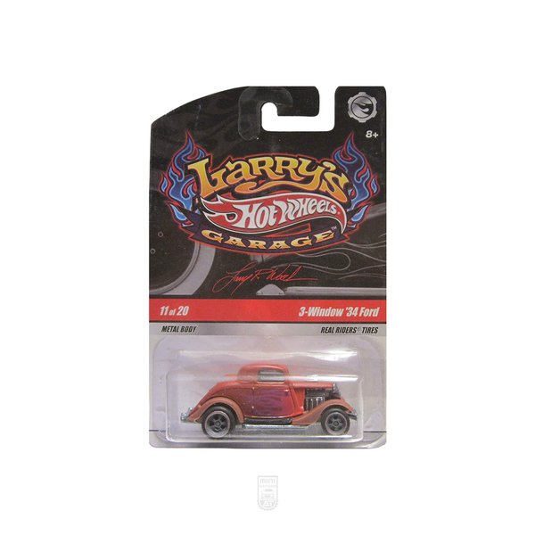 3-Window 34 Ford - Marron - Larry´s Garage Premium
