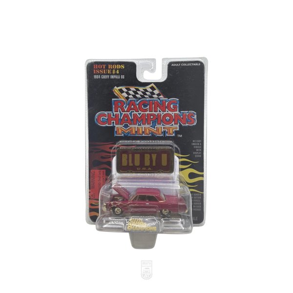 1964 Chevy Impala SS - Rosado - Racing Champions - Con plaquita de metal Escala 1:63