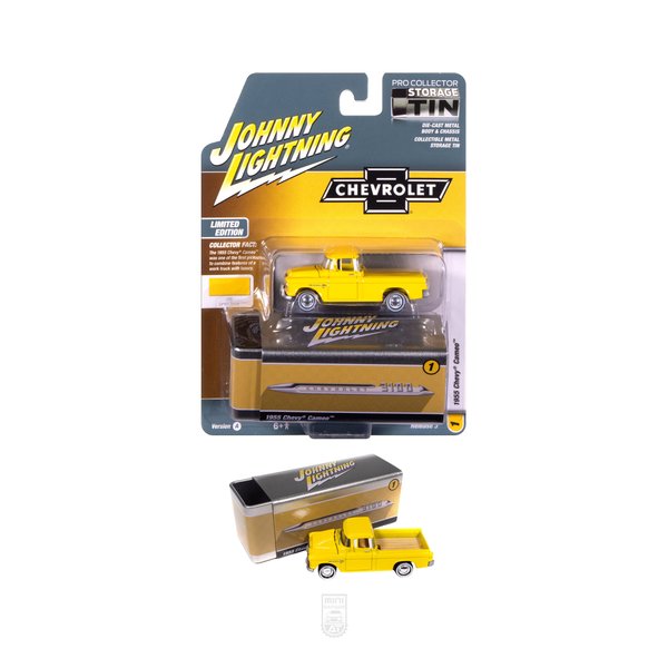 1965 Chevy Cameo - Amarillo - con cajita - Johnny Lightning