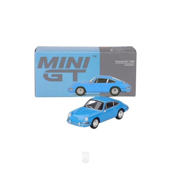 Porsche 901 1963 - Quick Blau - Mini GT
