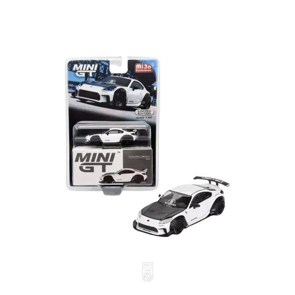 Toyota GR86 LB Nation – Blanco - Mini GT