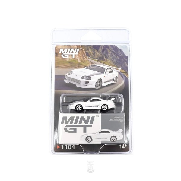 Toyota Supra - Veilside Combat VI - Blanco - Mini GT