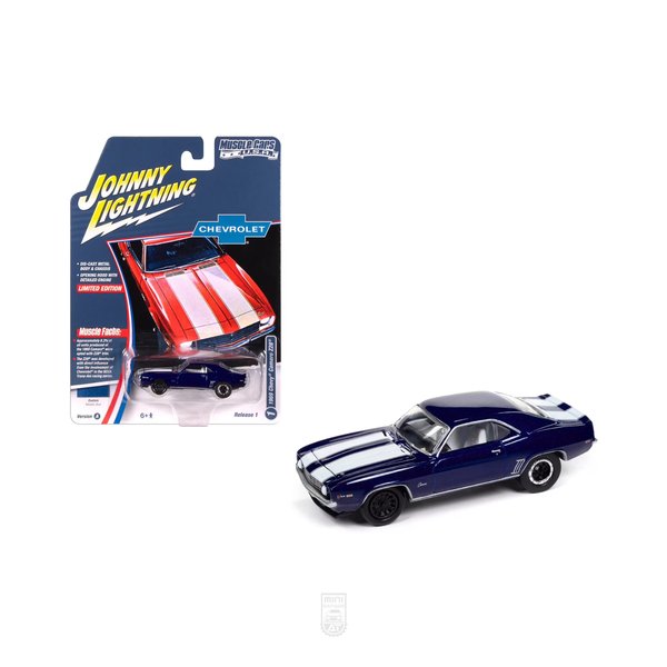 1969 Chevy Camaro Z28 - Azul - Johnny Lightning