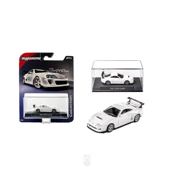 Majorette 1:64 Collector Series – 1995 Toyota Supra - White