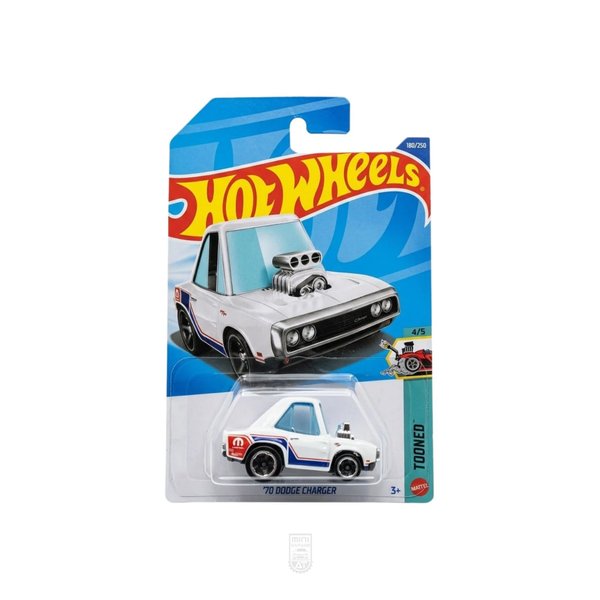 70 Dodge Charger Tooned - Variante Blanca
