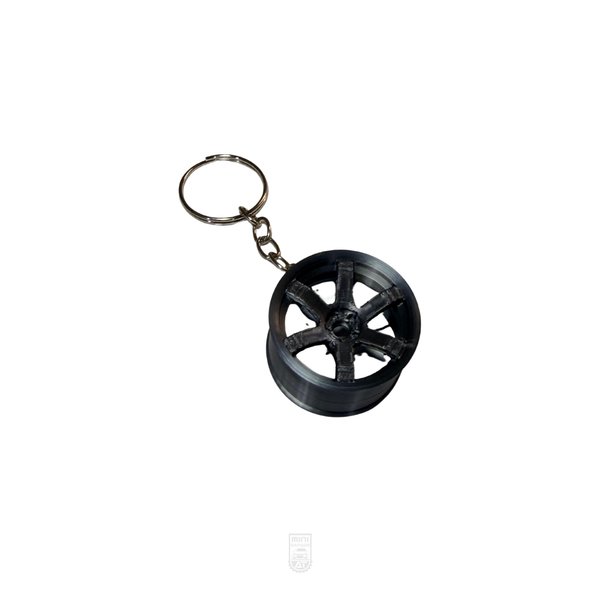 Llavero llantas T37 - 3D - Gris
