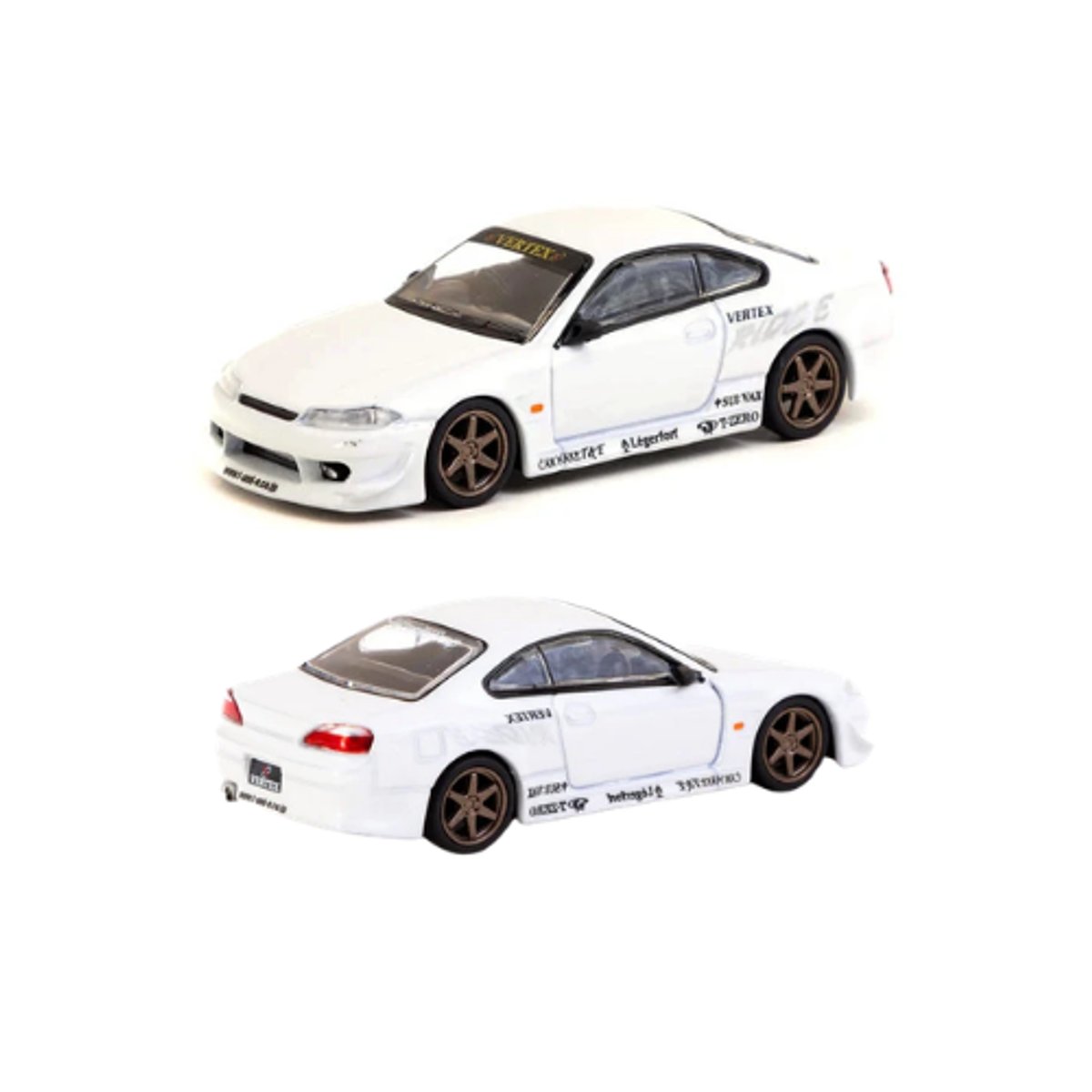 VERTEX Nissan Silvia S15 White - Tarmac Works 1:64 - 2