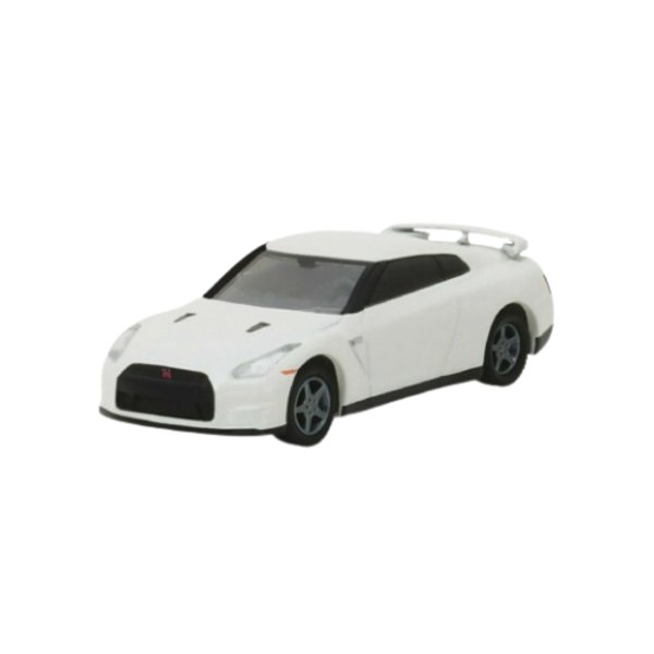 2014 NISSAN GT-R R35 WHITE PEARL 1/64  - GREENLIGHT 